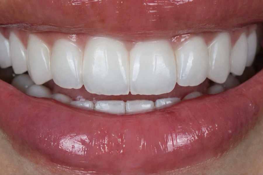 Smile after veneers and aligners - Clinica Leen